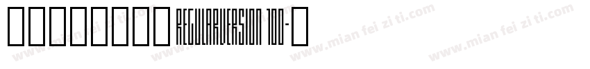 殴り書きクレヨン RegularVersion 100字体转换